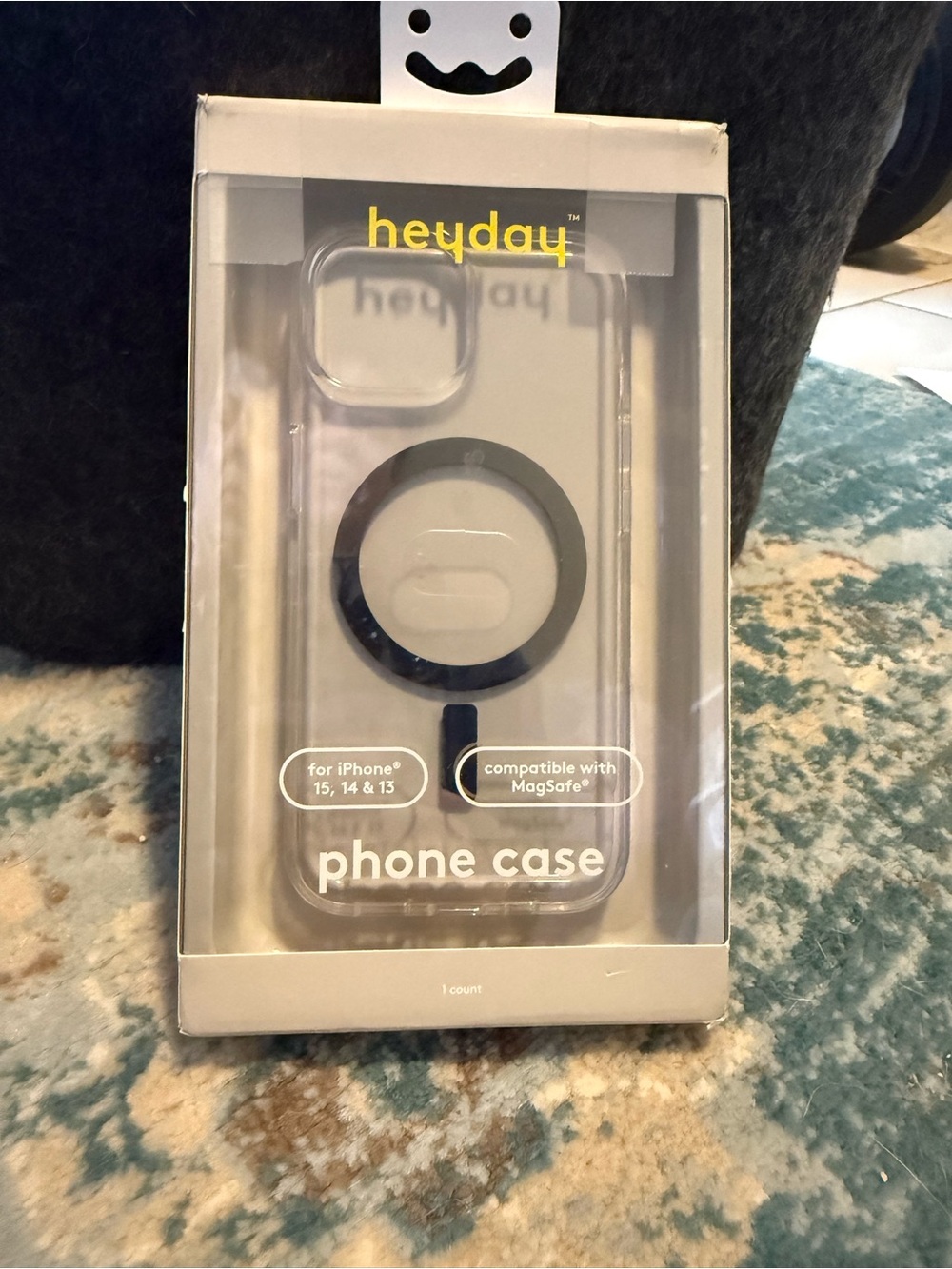 heyday Clear Transparent MagSafe Compatible Phone Case for iPhone 15/14/13